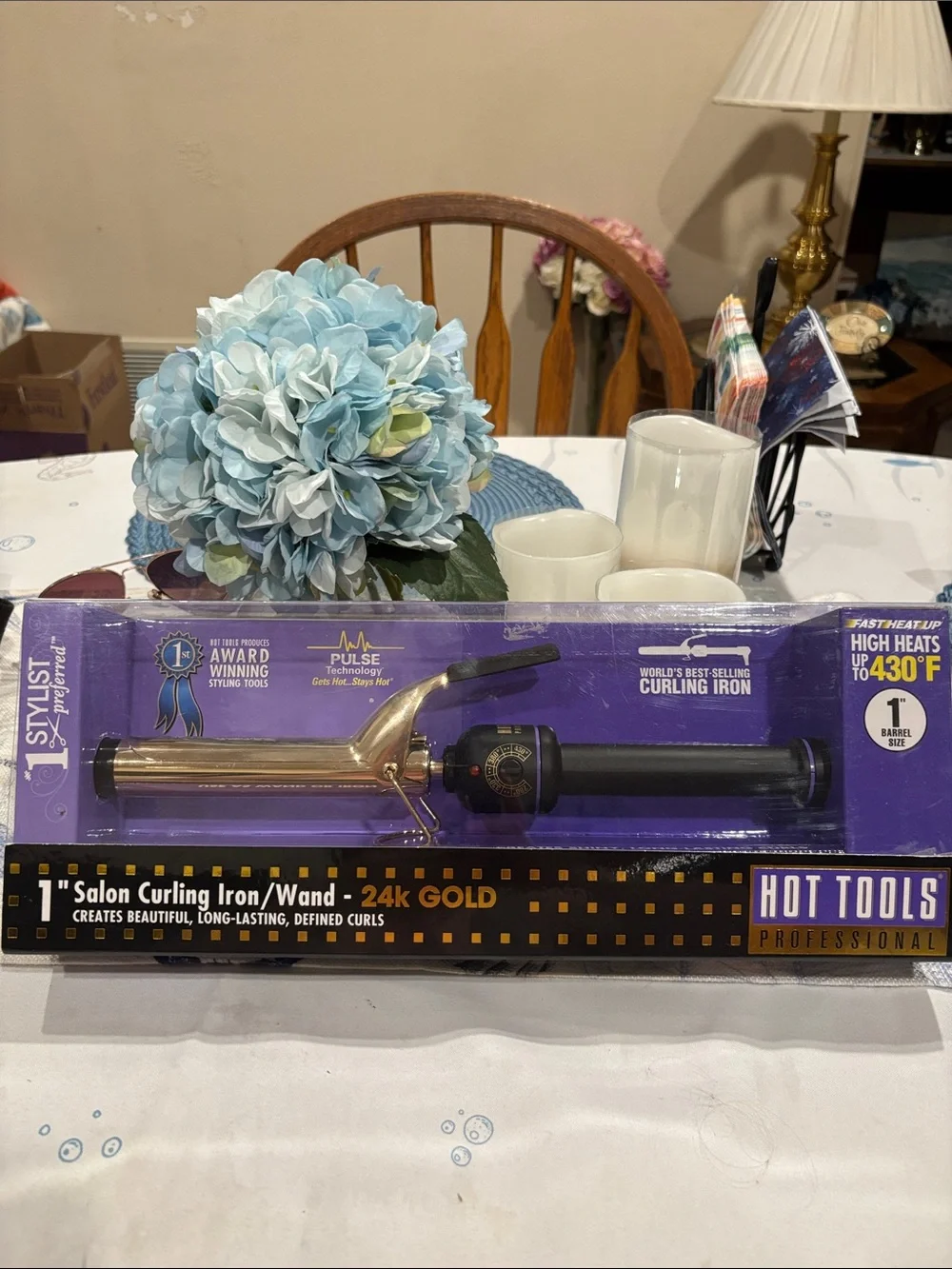 Hot Tools Signature Series Gold Curling Iron Wand- 1
